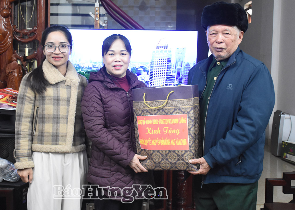 Xã Nam Cường: Chăm lo đời sống vật chất và tinh thần cho người có công với cách mạng