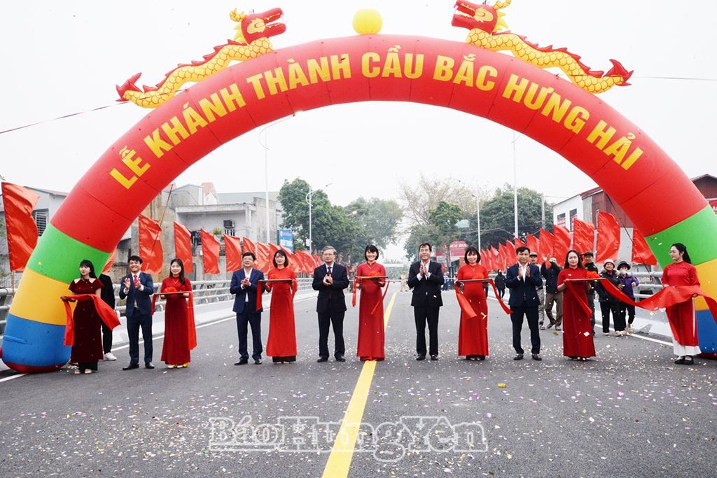 Lễ khánh thành, thông xe cầu bắc qua sông Bắc Hưng Hải