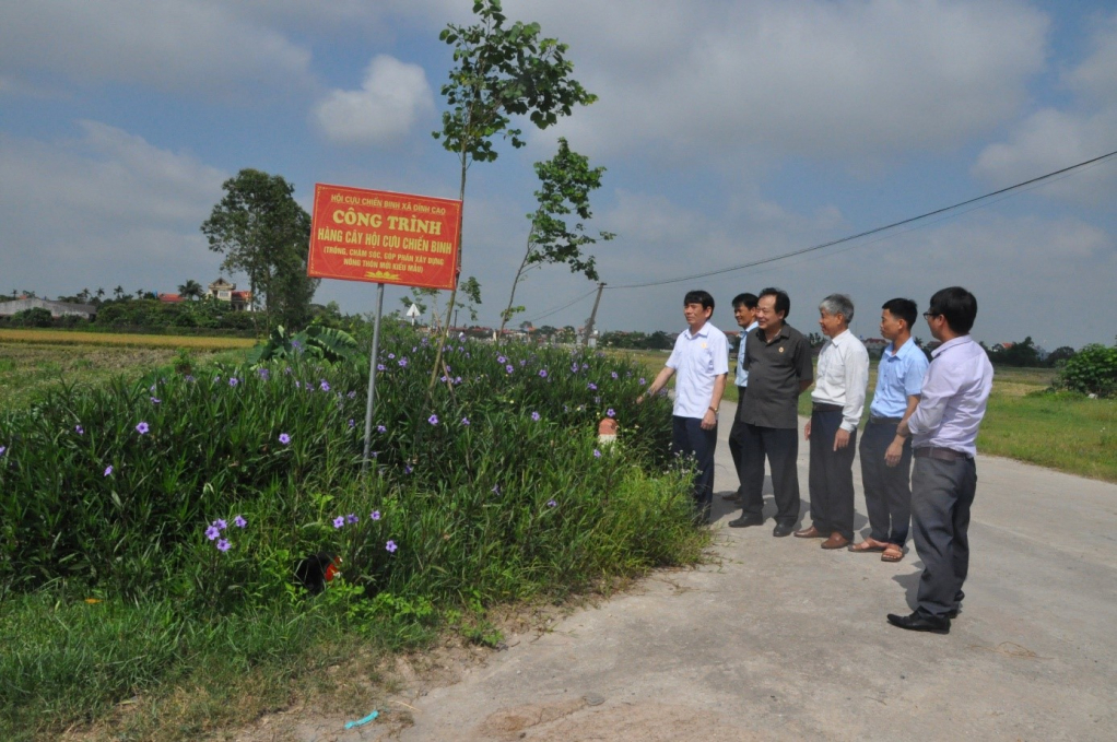 Cựu chiến binh huyện Phù Cừ: Tích cực tham gia xây dựng nông thôn mới nâng cao, nông thôn mới kiểu mẫu