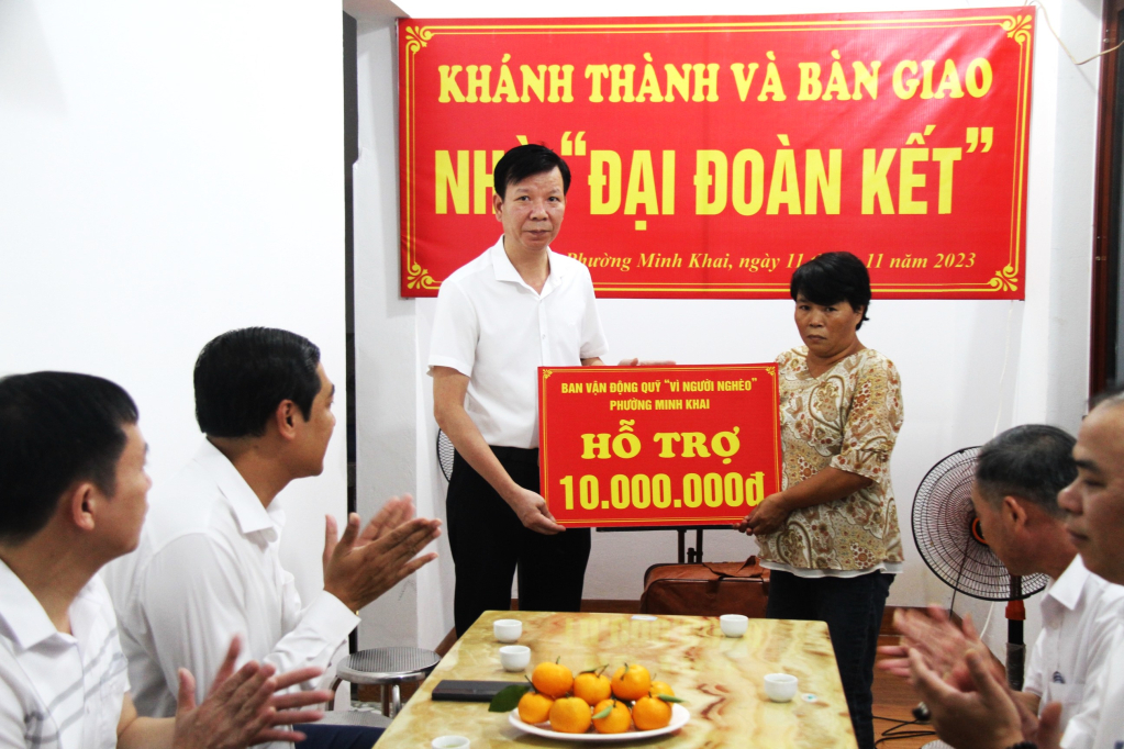 Đẩy nhanh tiến độ hỗ trợ xây nhà “Đại đoàn kết”