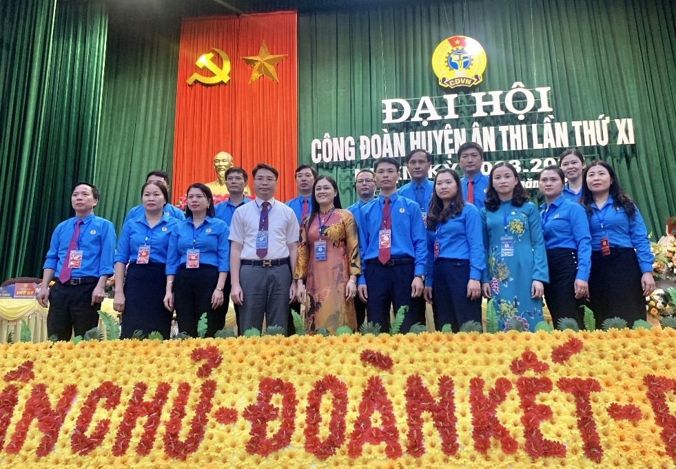 Đại hội Công đoàn huyện Ân Thi lần thứ XI, nhiệm kỳ 2023 – 2028