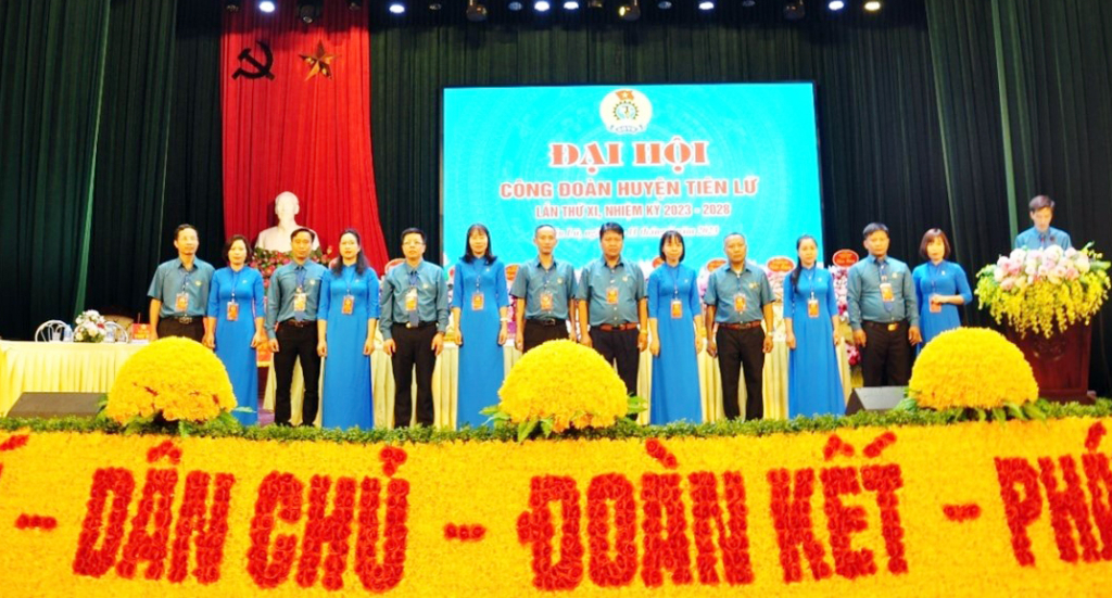 Đại hội Công đoàn huyện Tiên Lữ lần thứ XI, nhiệm kỳ 2023-2028