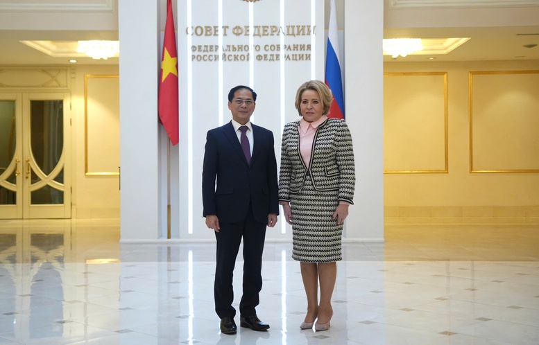 Phó Thủ tướng Bùi Thanh Sơn hội kiến Chủ tịch Hội đồng liên bang, gặp Phó Thủ tướng Liên bang Nga